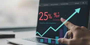 25% Conversion Rate Jump: Niche Retailer's 2025 Success Story Graph showing a significant 25% conversion rate increase for an online retailer in 2025