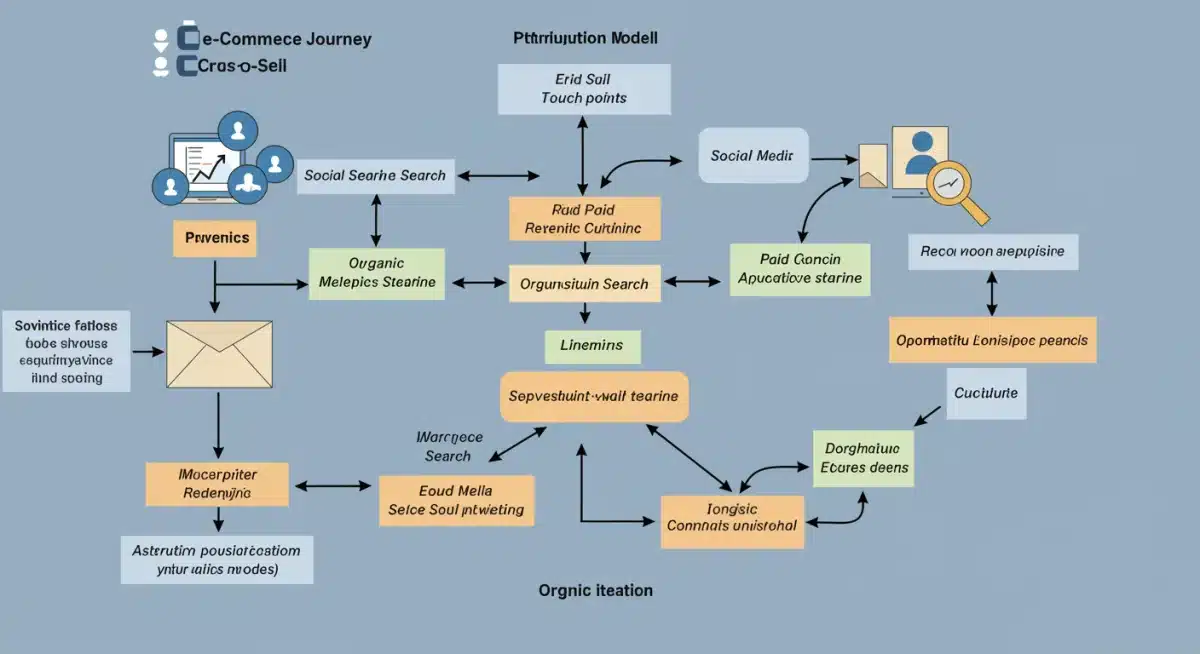 Customer journey touchpoints and attribution pathways