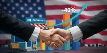 Illustration of e-commerce revenue growth through strategic partnerships in the US