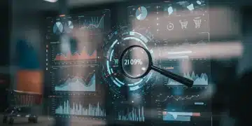 E-commerce dashboard with key performance indicators and analytics for benchmarking in 2025