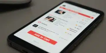 Optimized product listing on a smartphone screen showing clear images and user reviews